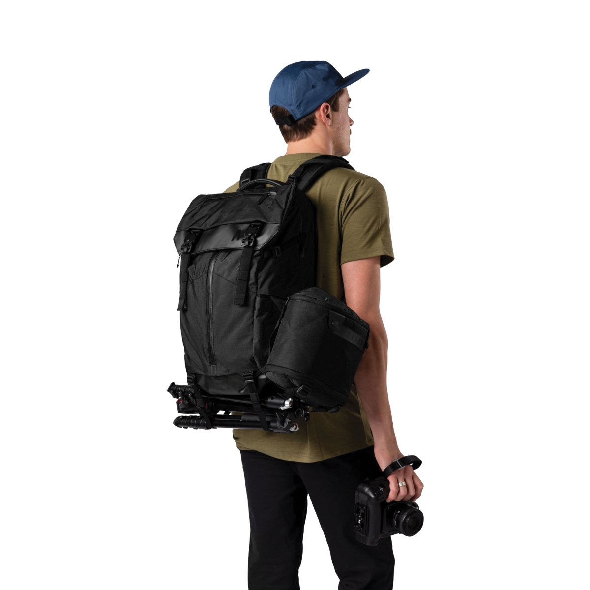 Picture of Boundary Supply TE-PRS-0101 Prima System Backpack&#44; Obsidian Black - 500D Nylon Kodra