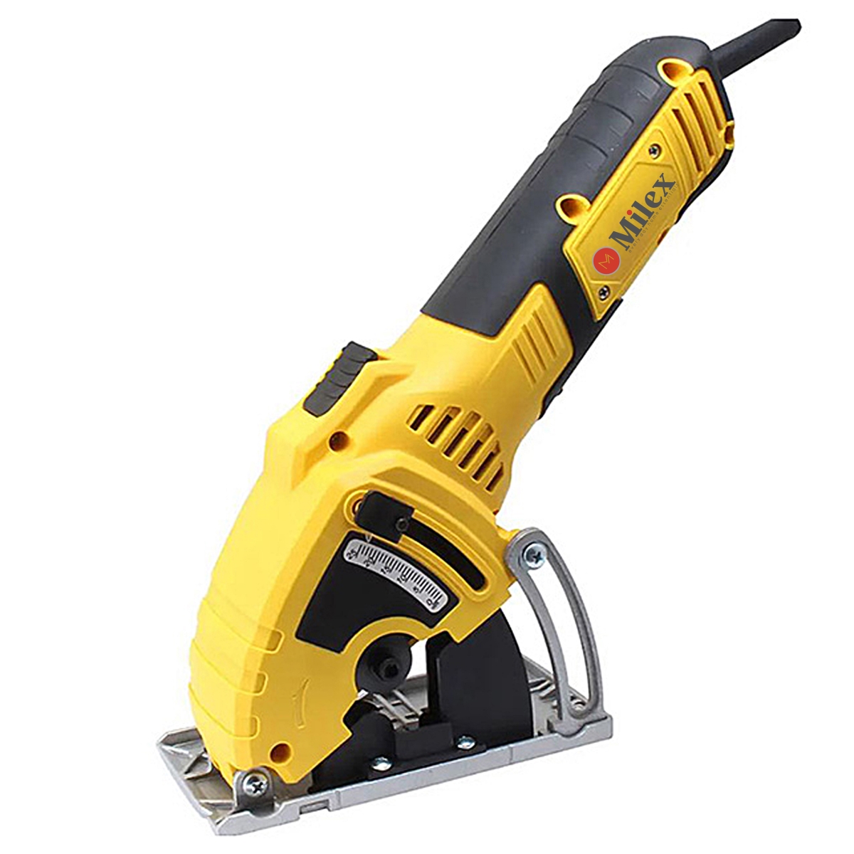 Bk4579 Milex Compact Mini Circular Saw - High-Speed Handheld Electric Cutter for DIY & Crafts