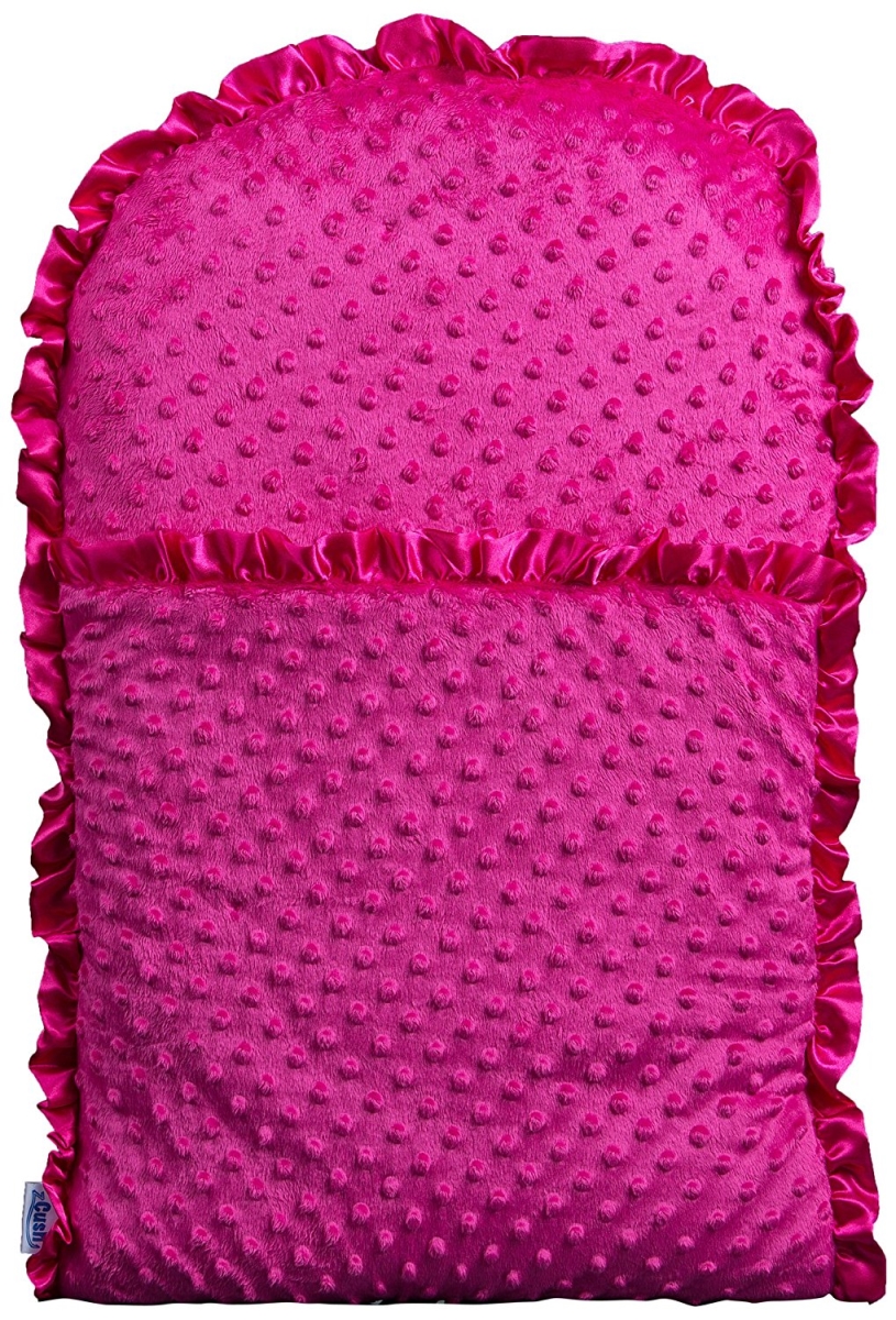 Picture of Zcush BNM-MC-HP-RF 27 x 17 in. Berry Beginning Baby Nap Mat - Hot Pink