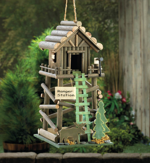 Picture of Zingz & Thingz 57071533 Ranger Station Birdhouse