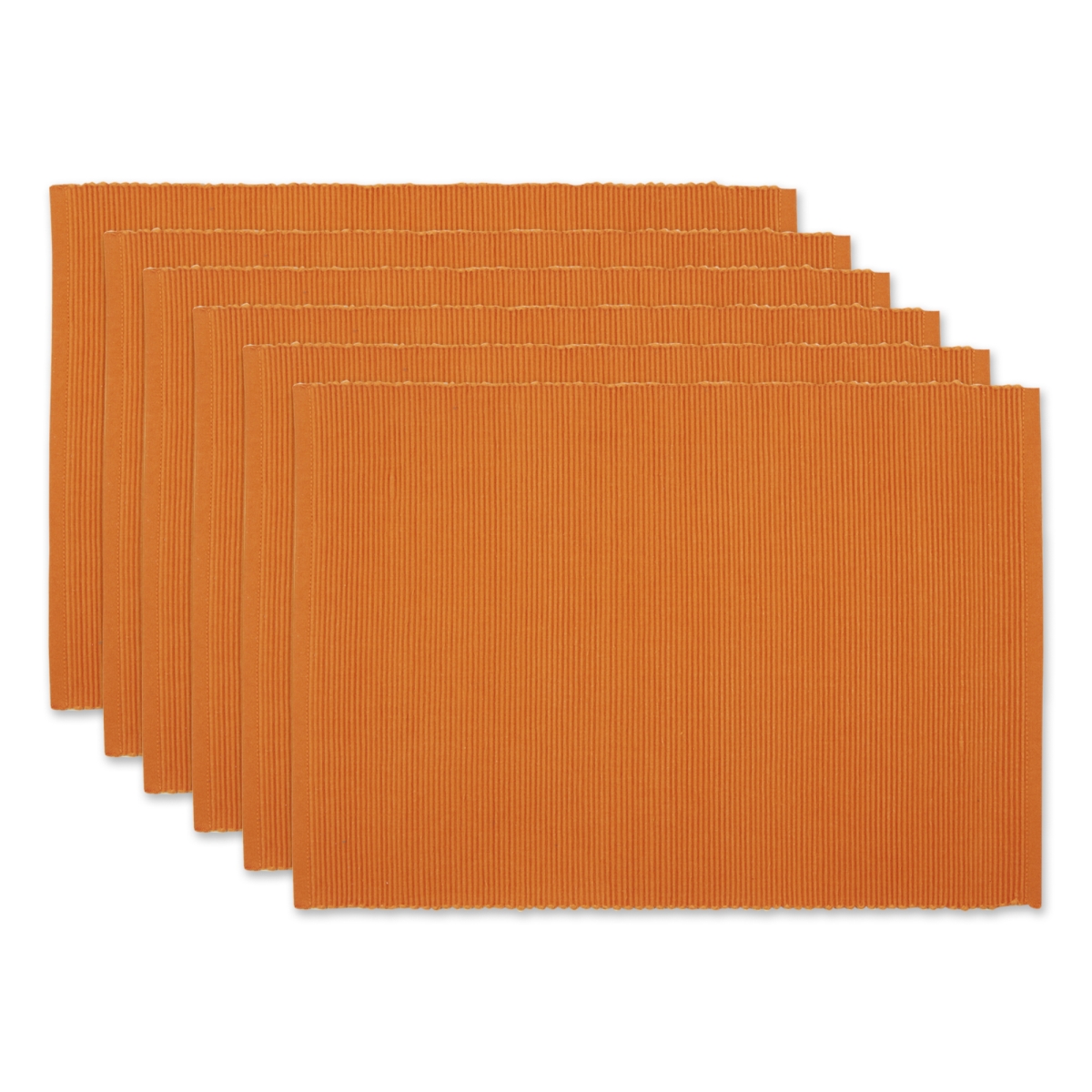 Picture of Design Imports CAMZ13833 13 x 19 in. Pumpkin Spice Placemat Set&#44; 6 Piece