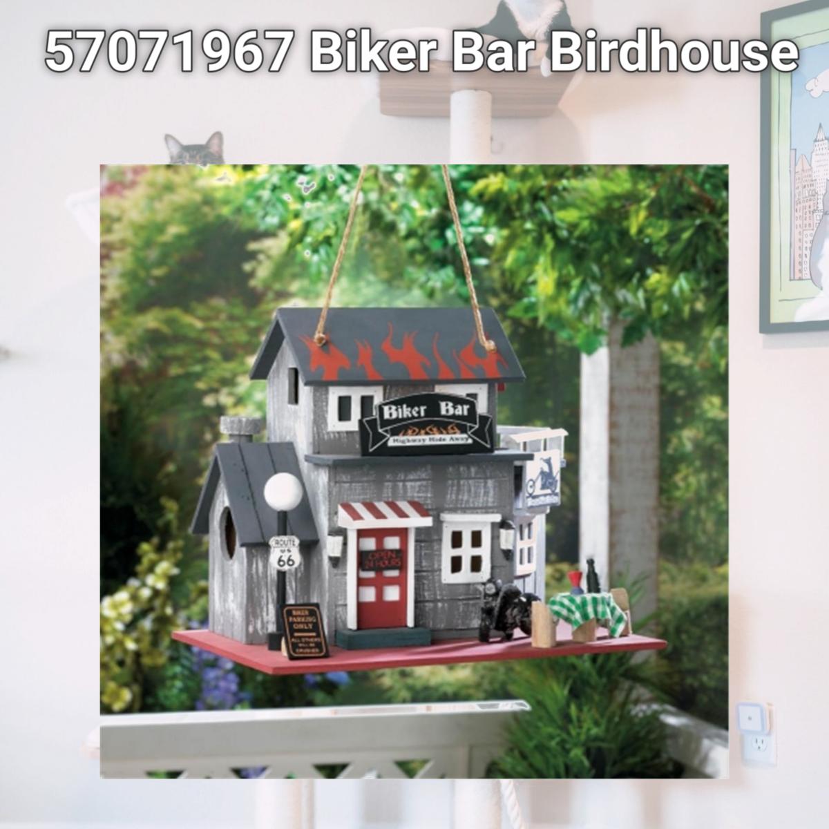 Picture of Zingz & Thingz 57071967 Biker Bar Birdhouse