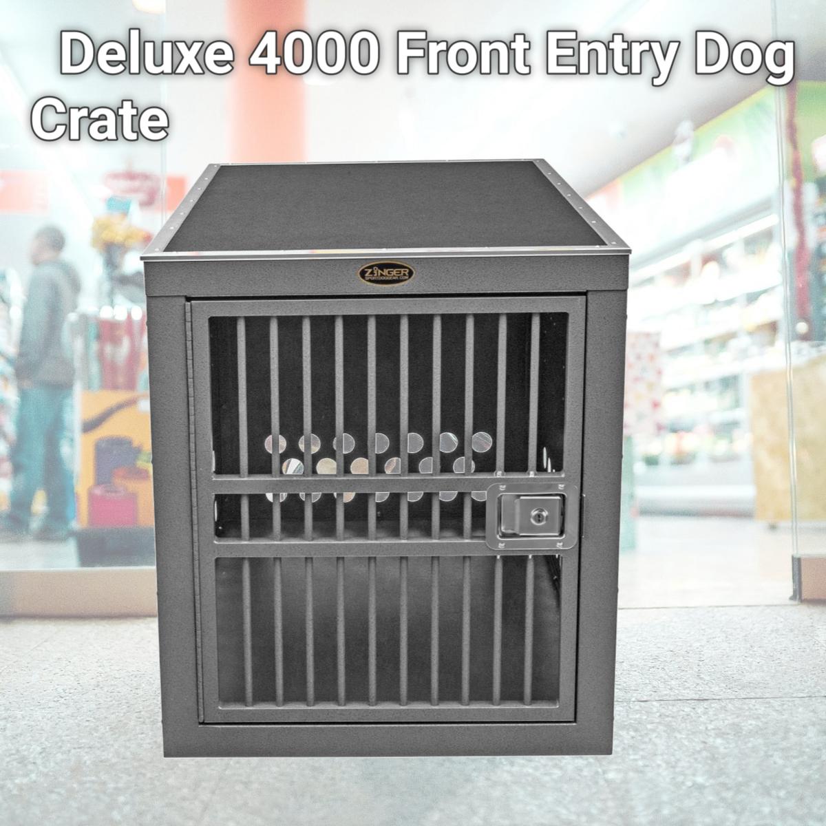 Picture of Zinger Winger 10-DX4000-2-FD Deluxe 4000 Front Entry Dog Crate