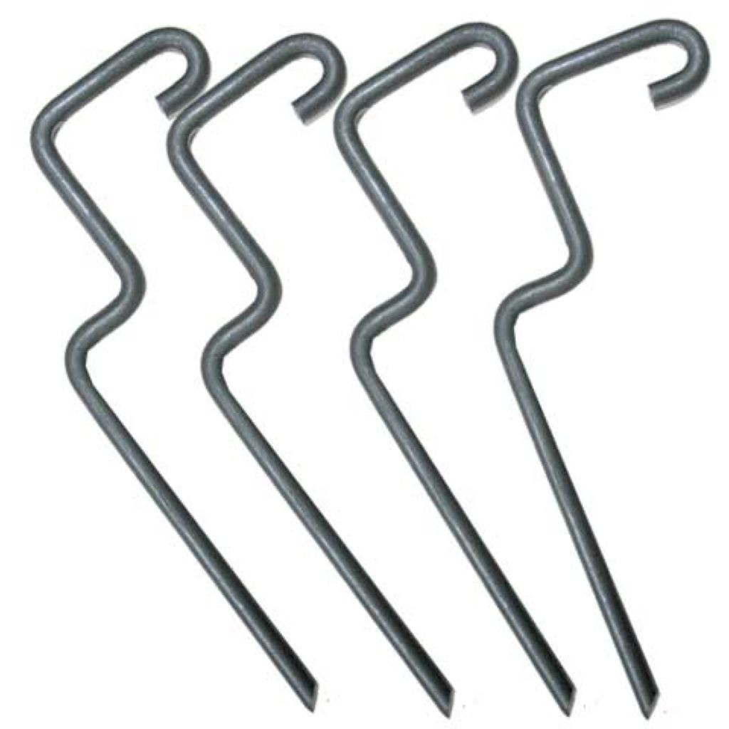 Picture of Zinger Winger 30-HB-GRST4 0.37 in. Rolled Steel Stake, Pack of 4