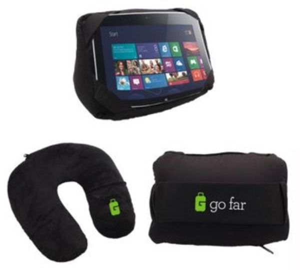 Picture of GoFar SP-4021 3-in-1 Travel Neck Pillow&#44; Black
