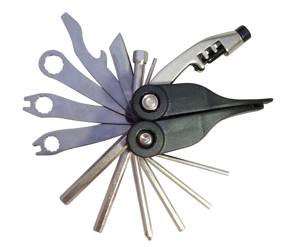 Zenport 17008-10PK 17 Function Bicycle Multi Tool with Case, Pack of 10, Box of 10