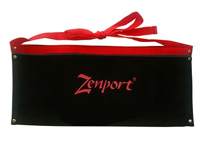 Picture of Zenport Industries AG4031-20PK 17 x 8.25 in. 1-Pocket Canvas Apron with Border&#44; Black & Red - Pack of 20