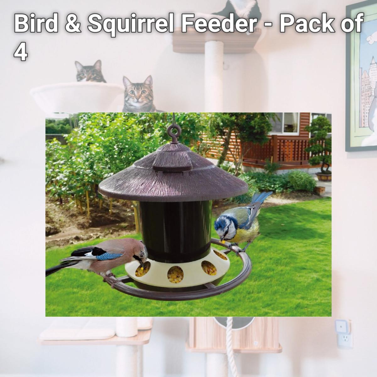 Picture of Zenport Industries D450-4PK Bird & Squirrel Feeder - Pack of 4