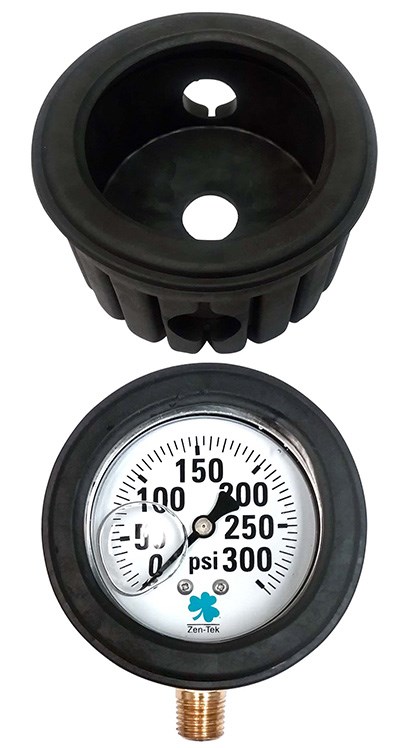 DN63-10PK Rubber Guage Guard with Back Mount - Pack of 10