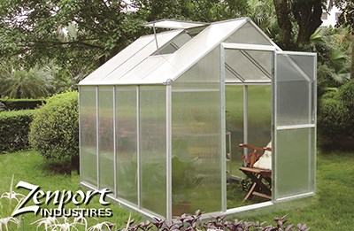 Picture of Zenport Industries SH7901-2PK Aluminum Cold frame Greenhouse for Plants - Pack of 2