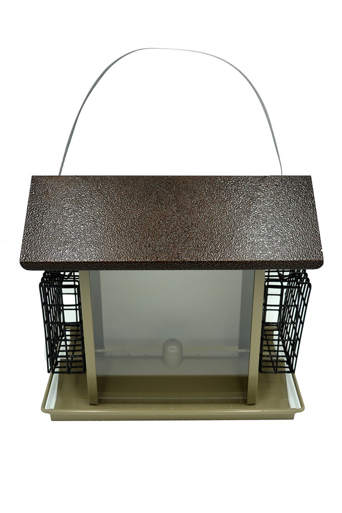 Picture of Zenport Industries Z38073-2PK Large Hopper Bird Feeder - Pack of 2