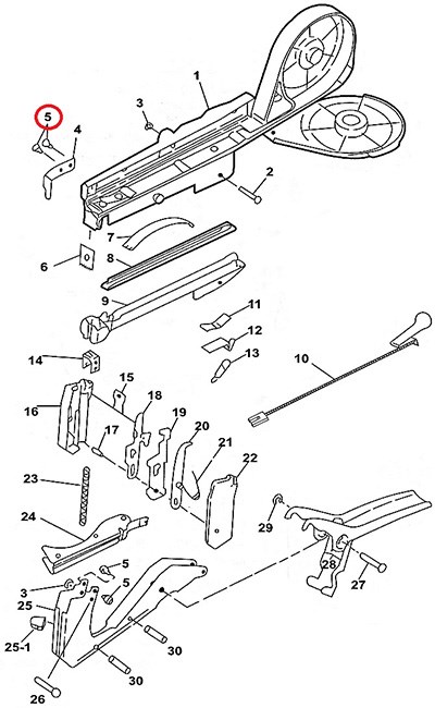 ZLT-5-10PK Tapener Rod Holder - Pack of 10