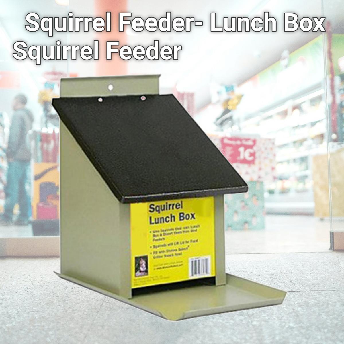 Picture of Zenport Z38079 Squirrel Feeder- Lunch Box Squirrel Feeder