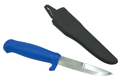 Picture of Zenport 14012A Blue handled food processing/outdoor knife w/plastic handles