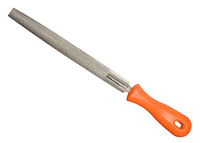 AGF139-10PK 8 in. Diamond Half Round File Tool - Pack of 10