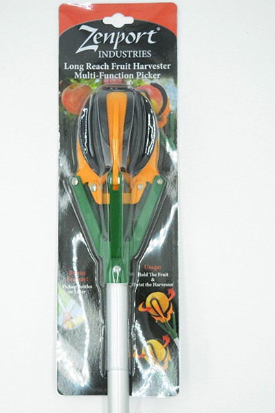 Zenport Fruit Picker ZL6146D Long Reach Fruit Harvester  Multi-Function Picker  28-Inch