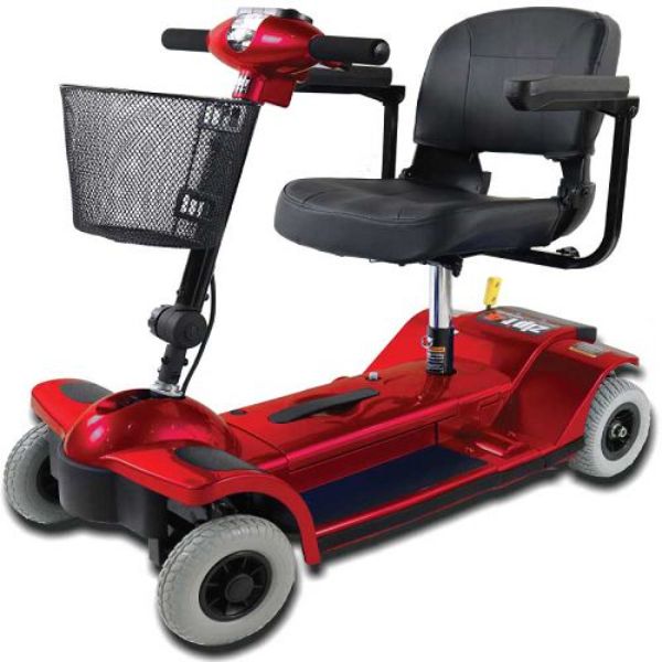 Picture of Zipr Mobility ZIP02RED 4-Wheel Traveler Mobility Scooter&#44; Red