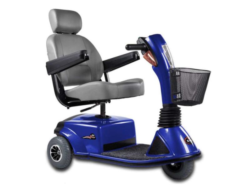 ZIP05BLU Breeze 3-Wheel Heavy Duty Mobility Scooter, Blue