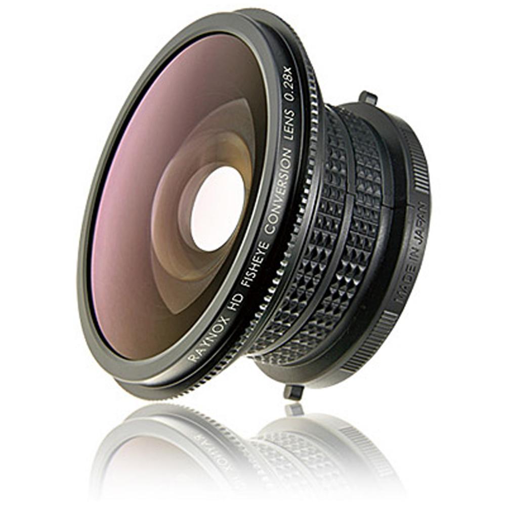 HDP-2805ES High Definition 0.28X Diagonal Fisheye Conversion Lens for 4K-HD Camcorders 49-52 mm Filter
