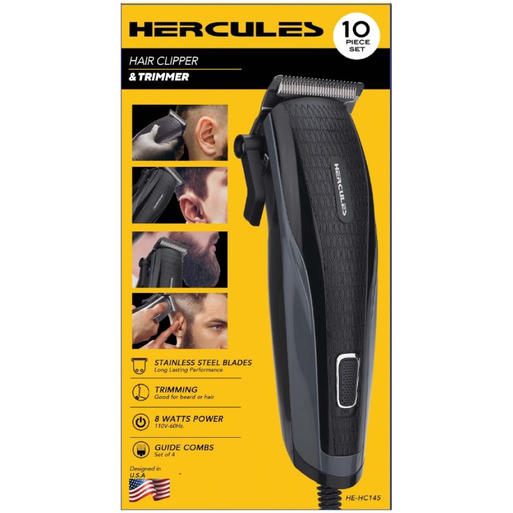 HEHC145 Hair Clipper & Trimmer Set - 10 Piece