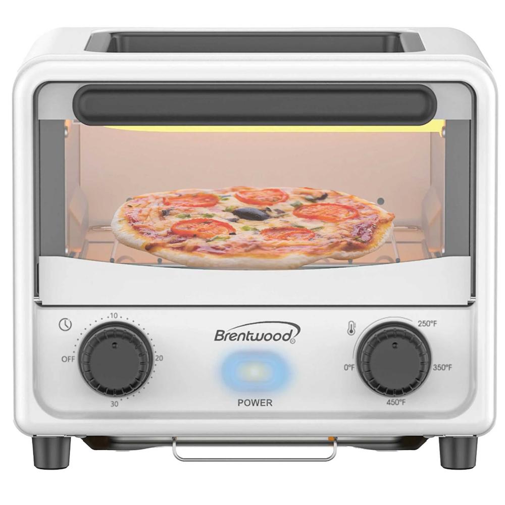 TS3430W 3 Liter Stainless Steel Mini Toaster Oven, White