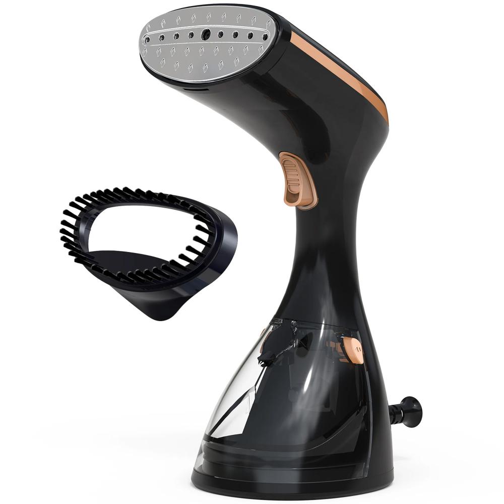 MPI42BK 1200W Portable Handheld Garment Iron Steamer for Clothes - Home, Office & Travel, Black