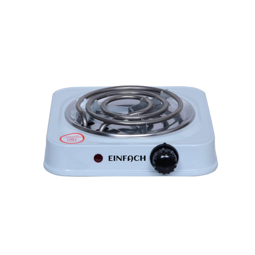 EEB-1951W 1000W Single Coil Electric Burner, White
