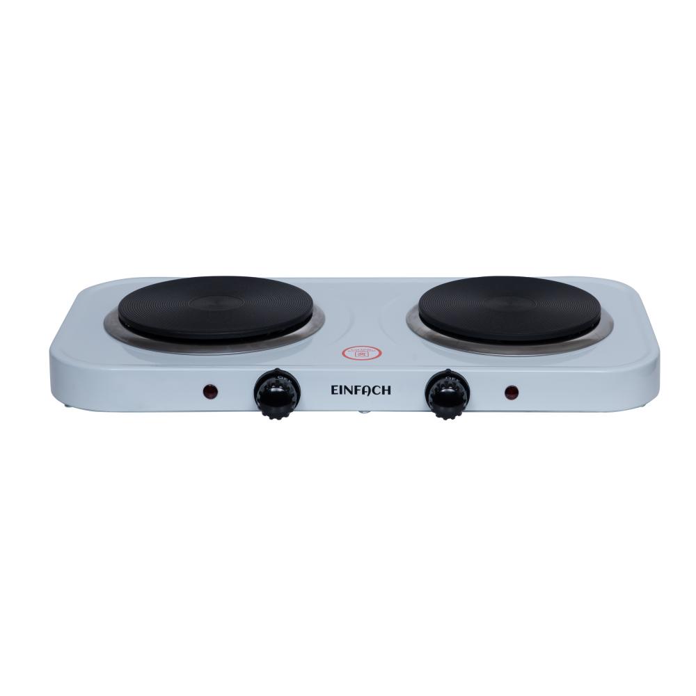 EEB-2954W Double Cast Iron Electric Burner, White