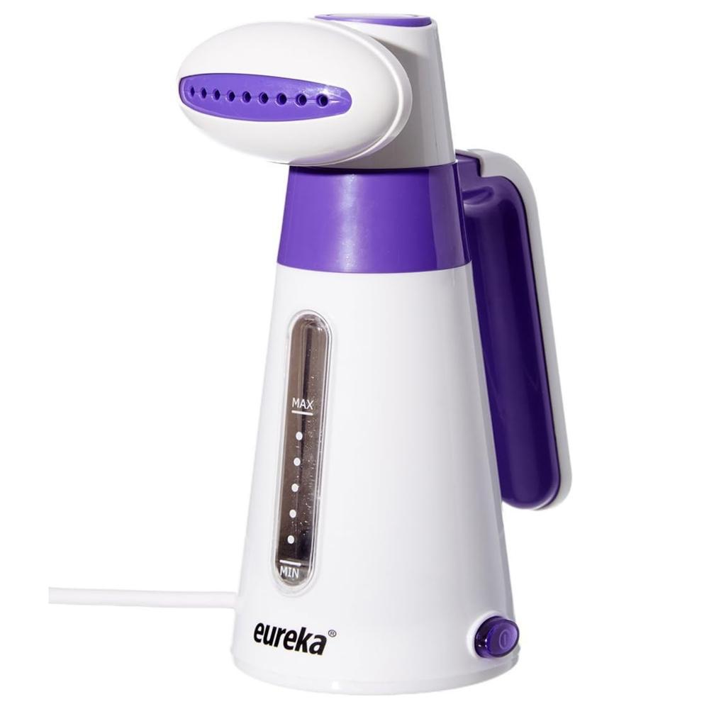 ERV2B 100 ml Portable Handheld Fabric Clothes Garment Steamer - Quick Heat with Travel Pouch, Purple