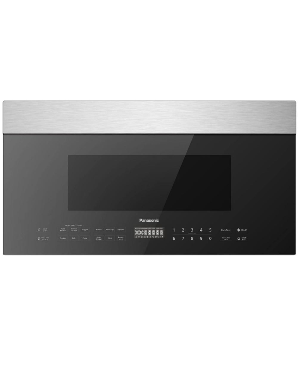 NN-SU158S 1.9 cu. ft. 1000W Over-the-Range Microwave Oven with Static Touch Control & Smoky Glass Design