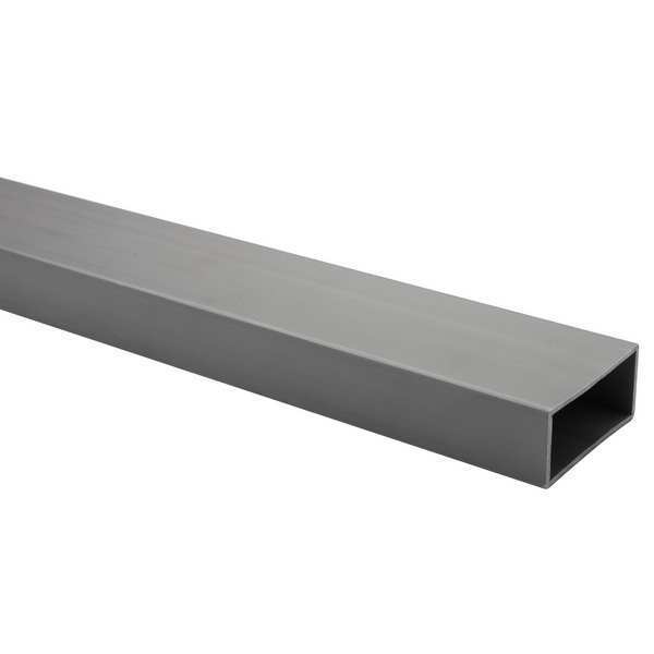 BULK-RPT-PVC-3 6 ft. PVC Type 1 Tube Stock, Gray - 1 x 2 in.