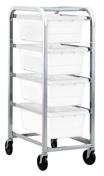 Cross Stack Tub Rack - White - Assembled - 600 lbs Load Capacity