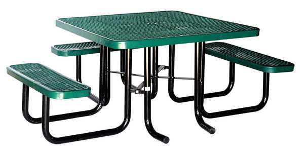 Picture of Choice Zoro 4HUR4 80 x 75 in. ADA Picnic Table&#44; Green