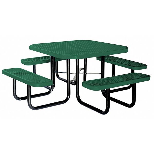 Picture of Choice Zoro 4HUV6 80 x 80 in. Octagon Picnic Table&#44; Green