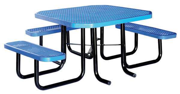 Picture of Choice Zoro 4HUV7 80 x 62.5 in. ADA Picnic Table&#44; Blue