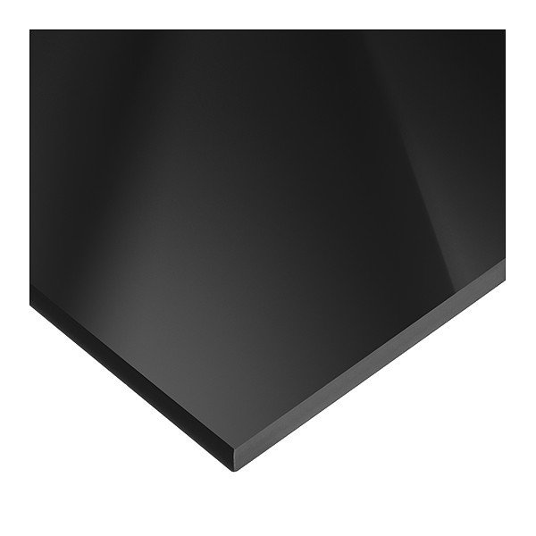 48 x 96 in. Clarity Opaque Cast Acrylic Plastic Sheet - Black - 0.18 in.