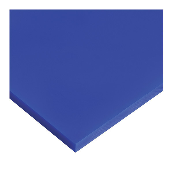 PS-CACC-30 12 x 24 in. Clarity Opaque Cast Acrylic Plastic Sheet, Blue - 0.25 in.