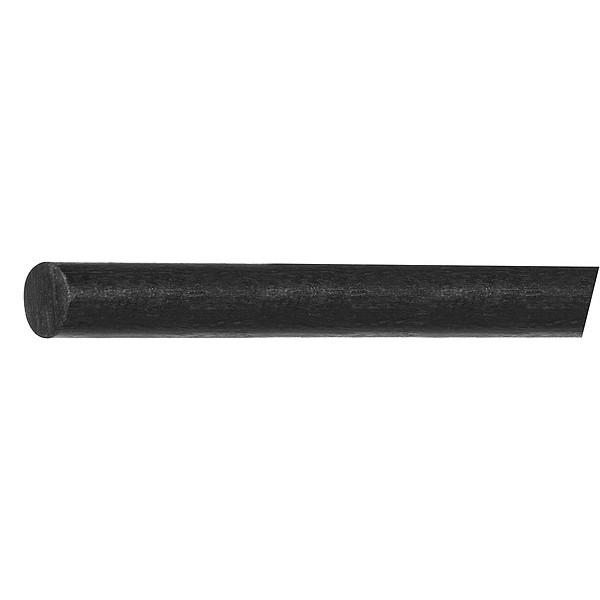 BULK-CR-CF-1 0.06 in. Dia. Carbon Fiber Plastic Rod Stock, Black - 4 ft.