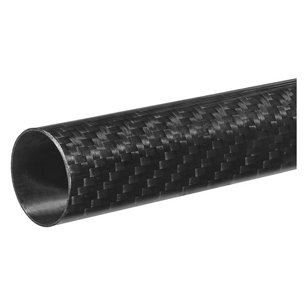 BULK-CT-CF-11 6 ft. Carbon Fiber Tube Stock, Black - 0.88 in. ID - 1 in. OD