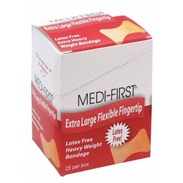Flexible Extra Long Fingertip Bandage, Extra Heavy Weight, 25/Box
