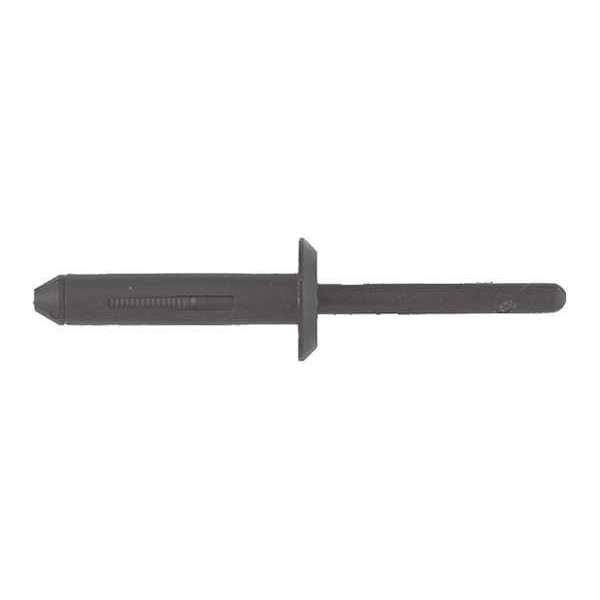 Nylon Dome Blind Rivet - Black - Pack of 25 - Durable Nylon Construction