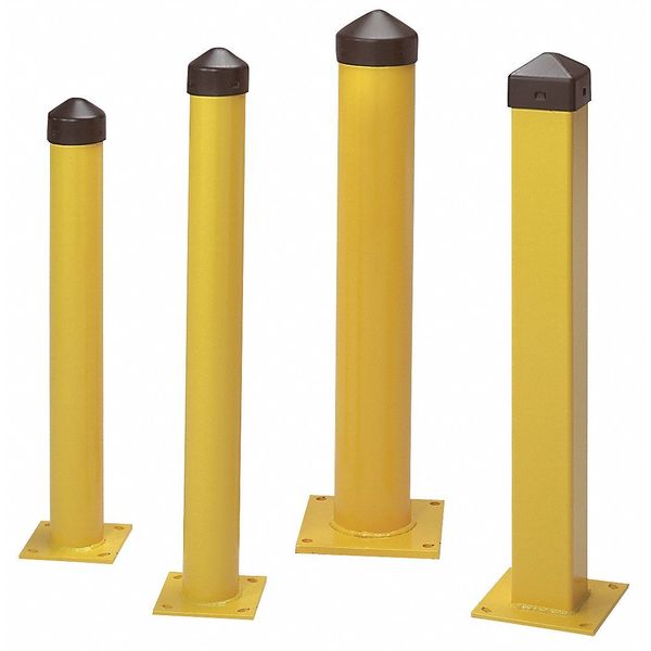 1742 24 x 4.5 in. Carbon Steel Round Bollard