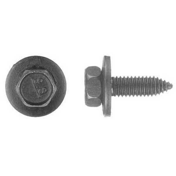 Class 9.8, Structural Bolt, 20 mm, Black Phosphate Steel, Hex Washer Head External Hex Drive, 50 PK