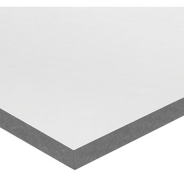 Opaque CPVC Plastic Sheet - Gray - 12 x 12 in. - 0.5 in. Thickness - High Impact Strength