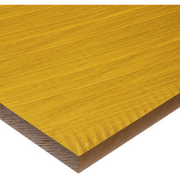 BULK-PS-PEI-2 6 x 6 in. PEI Plastic Sheet, Amber & Semi-Clear - 0.25 in. Thickness