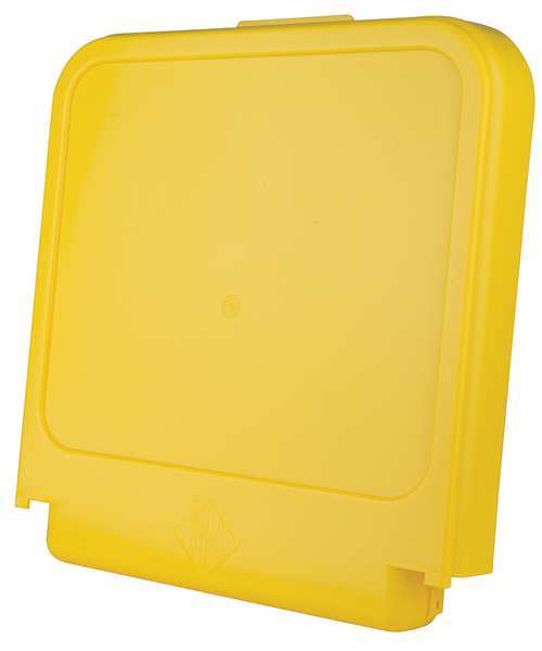 18.5 in. Hinged Hamper Lid, Yellow
