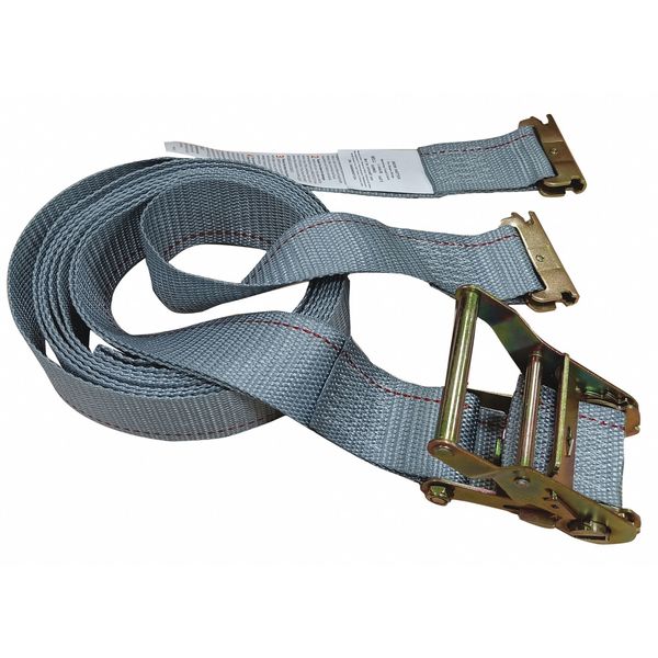 Picture of Choice Zoro 55ET59 16 ft. Adjustment Ratchet Tie Down Strap&#44; Gray
