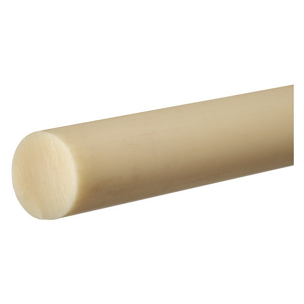 BULK-PR-ABS-28 3 in. Dia. ABS Plastic Rod Stock, Beige - 6 ft.