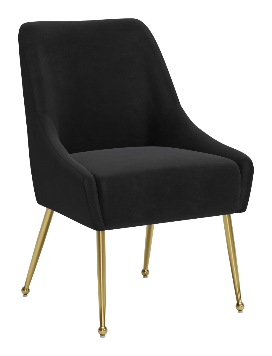 109717 Maxine Dining Chair Black & Gold -  Zuo