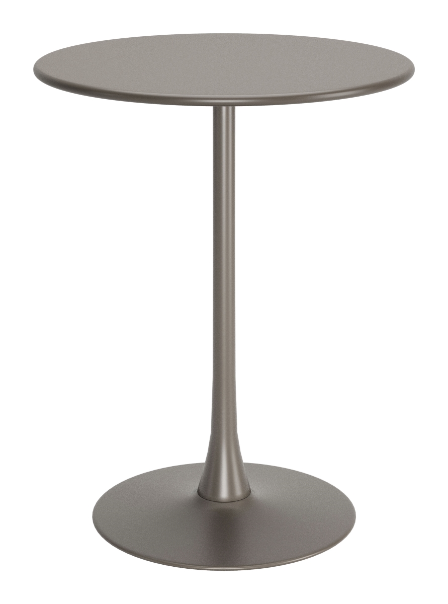 704036 Soleil Bar Table Taupe -  Zuo